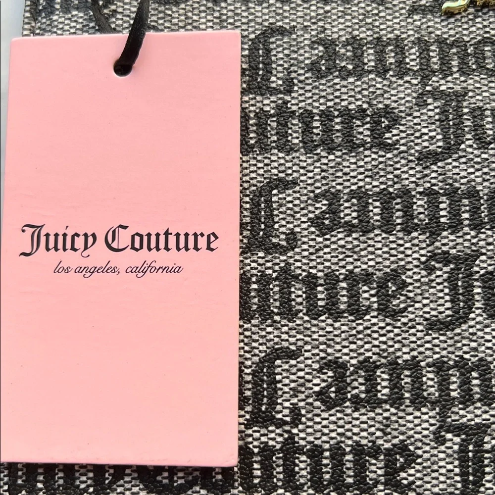 JUICY COUTURE NWT BLACK & BEIGE WRISTLET - Picture 3 of 8